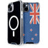 New Zealand Flag Distressed iPhone 14 Plus MagSafe Case